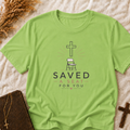 Saved T-Shirt — "Saved a Seat for You" Christian Faith Tee