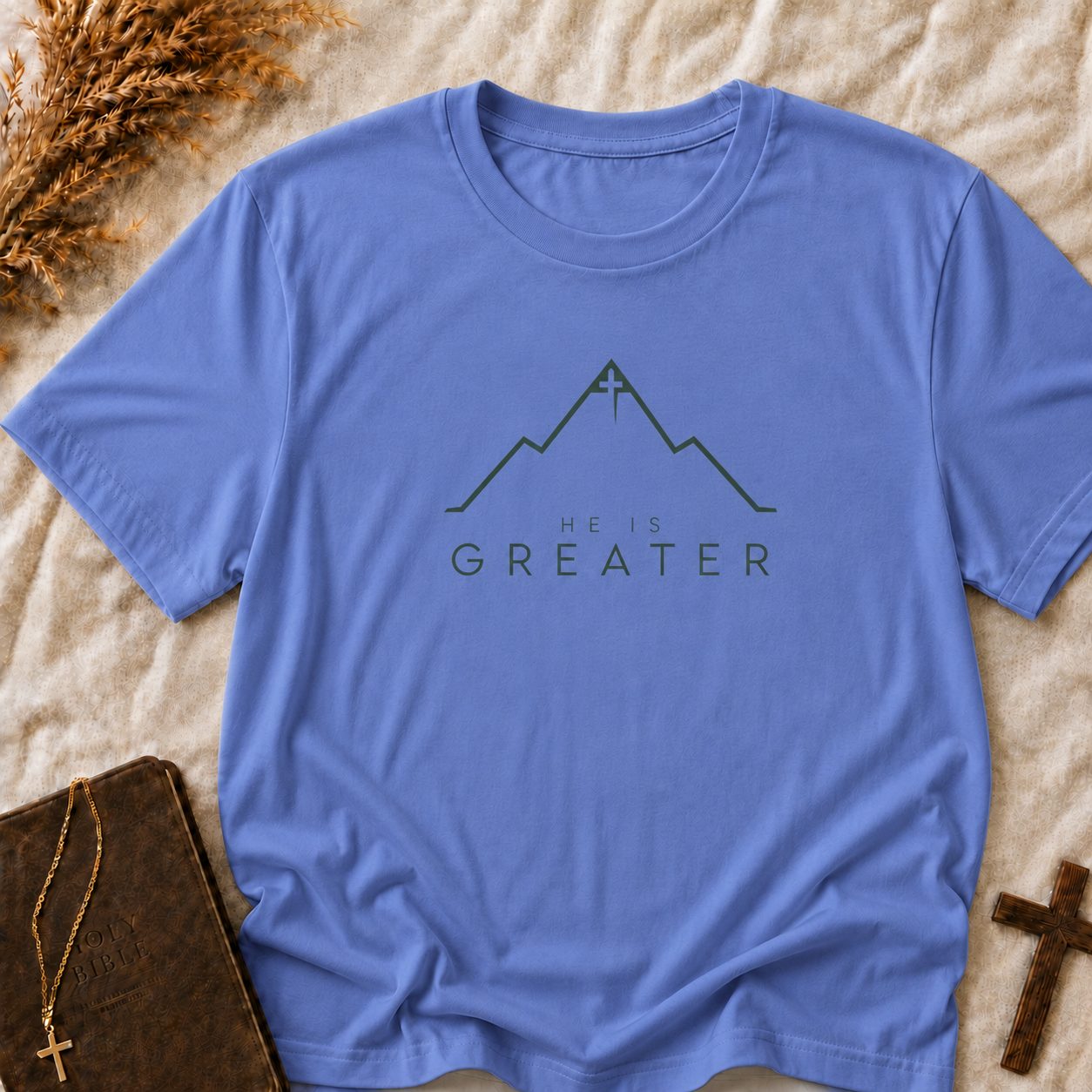 He Is Greater Mountain T-Shirt
