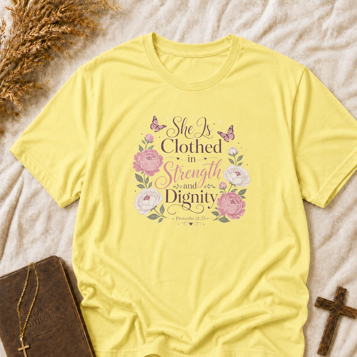 She Is Clothed in Strength and Dignity T-Shirt