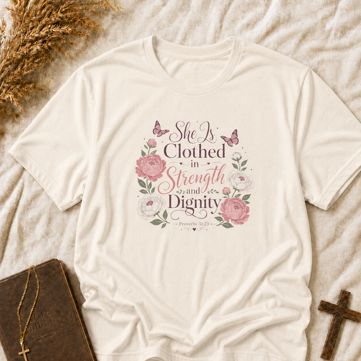 She Is Clothed in Strength and Dignity T-Shirt