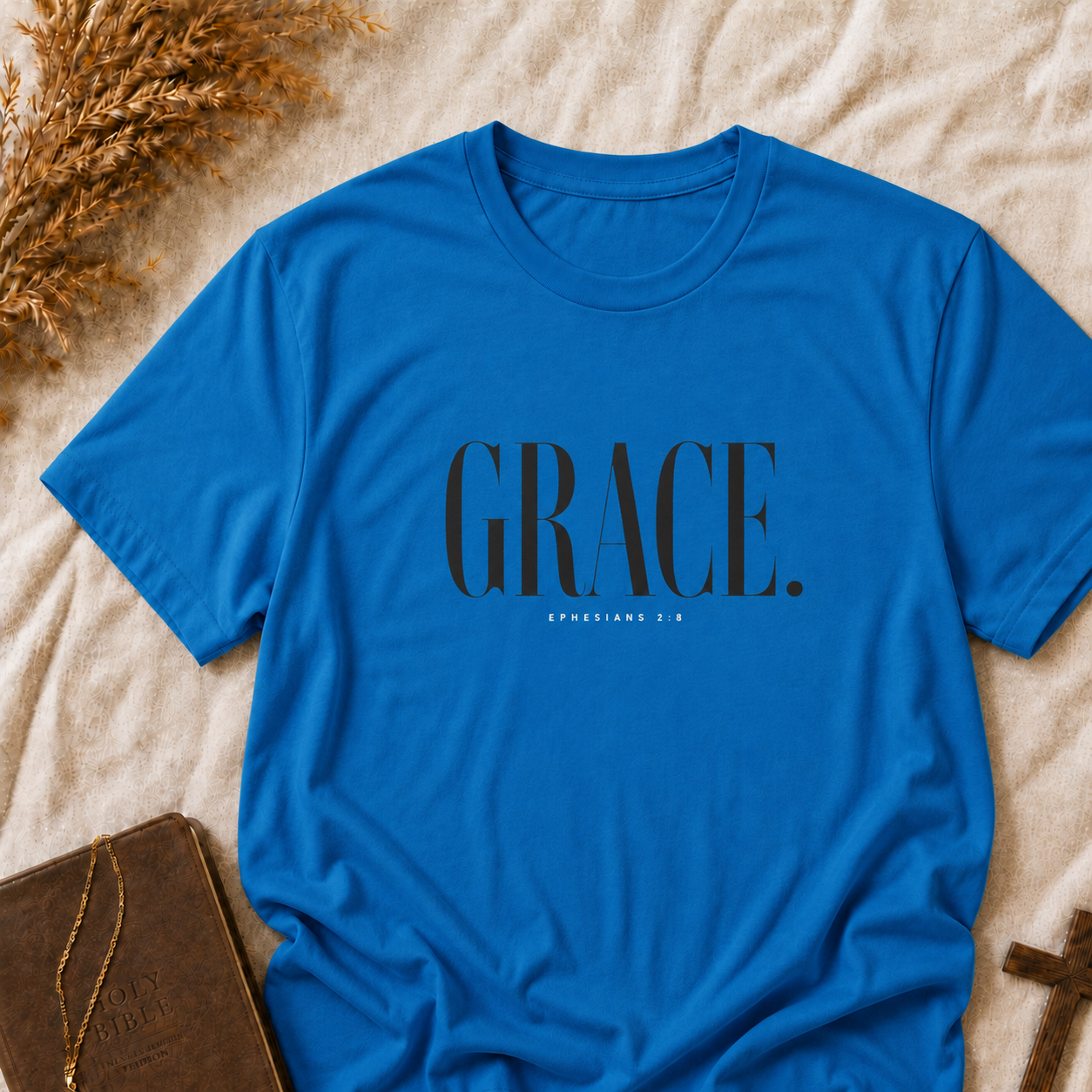 Grace Graphic T‑Shirt — Minimalist Typographic 'GRACE.' Tee