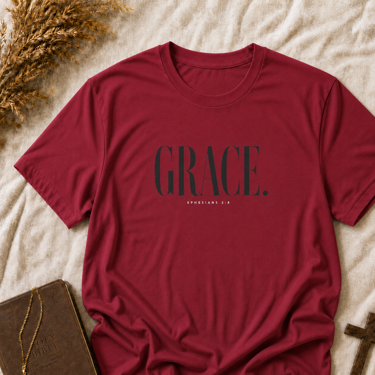 Grace Graphic T‑Shirt — Minimalist Typographic 'GRACE.' Tee