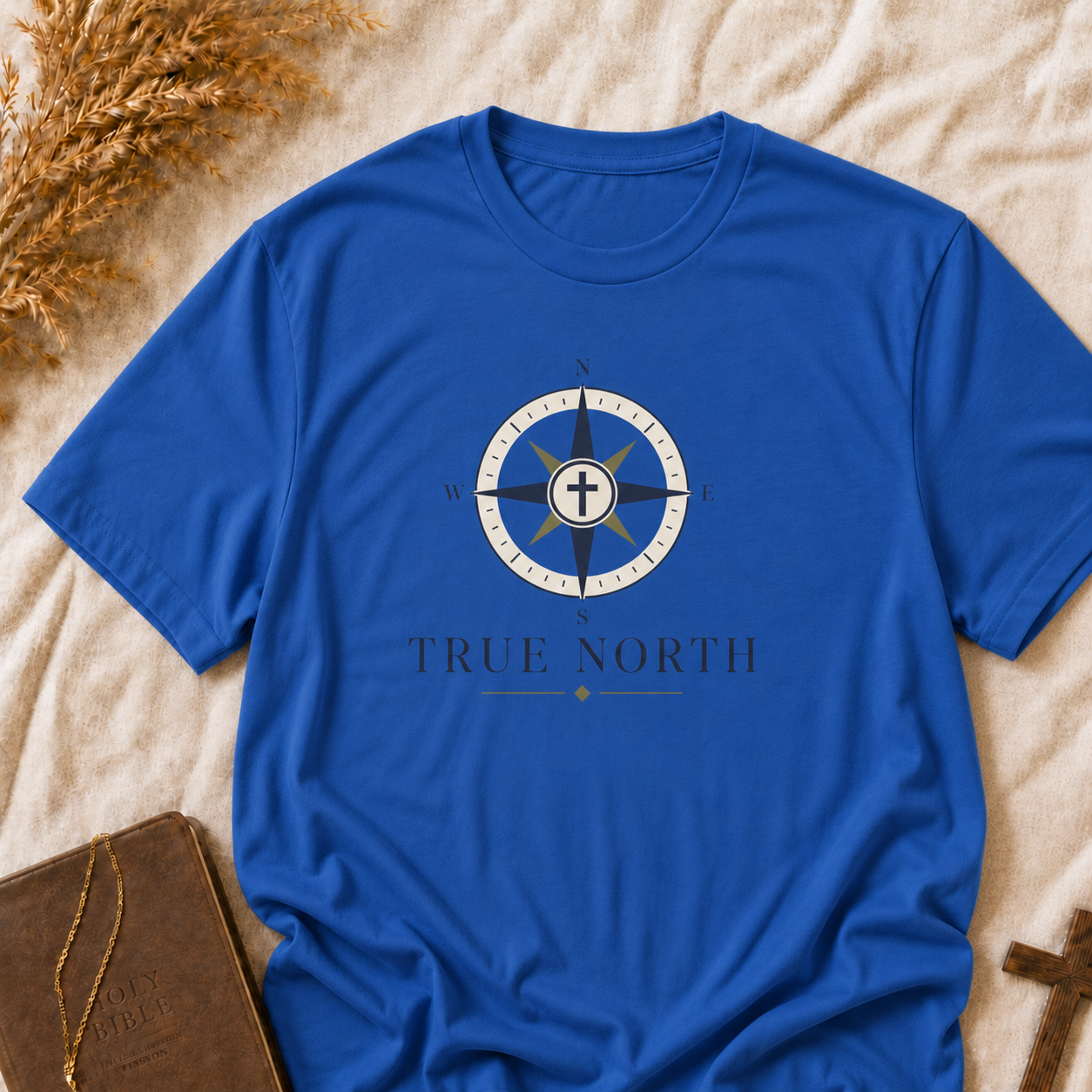 True North Compass T-Shirt — Inspirational Adventure Graphic Tee