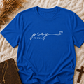 Pray It Out T‑Shirt — Inspirational Christian Faith Tee with Heart Script