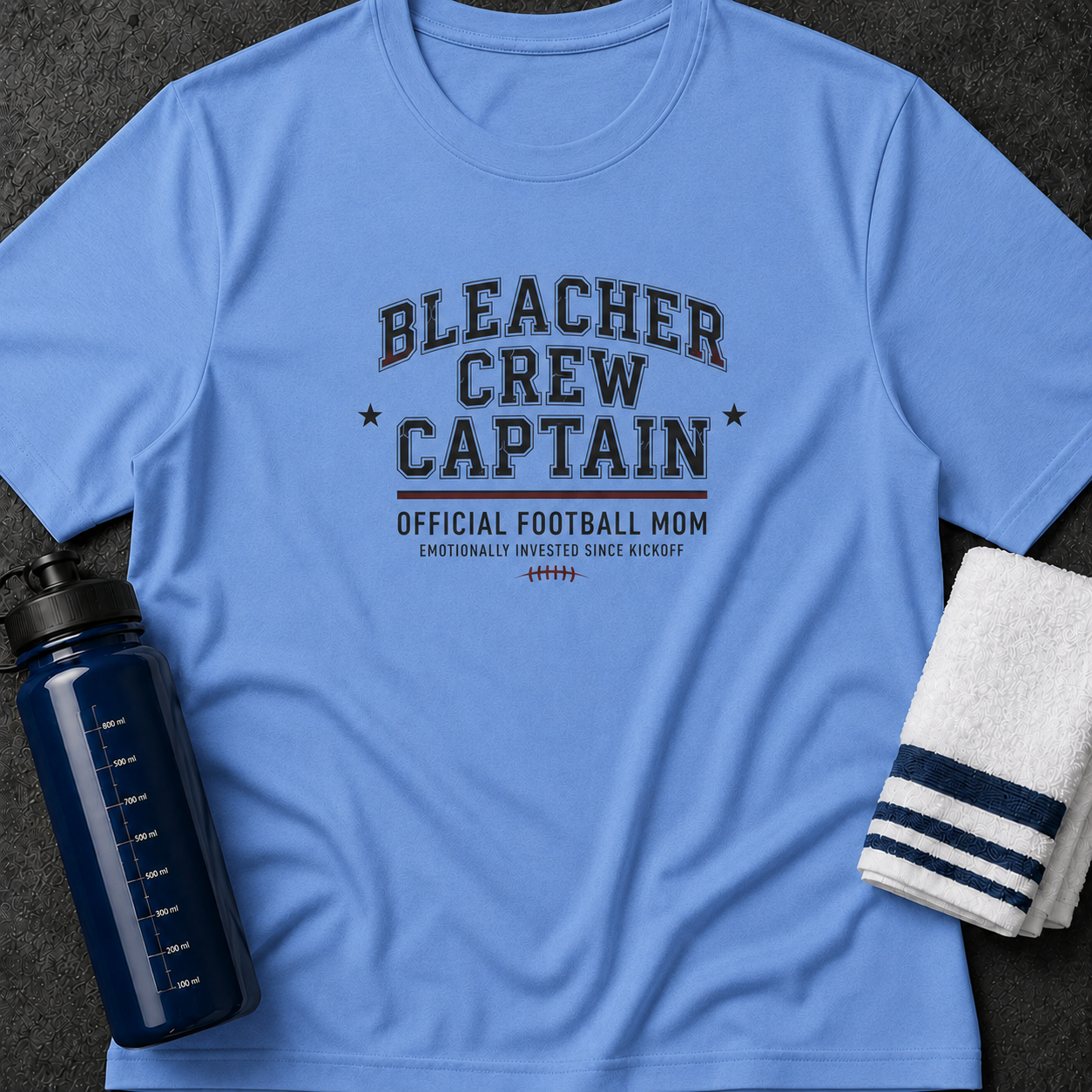 Bleacher Crew Captain T-Shirt — Official Football Mom Tee