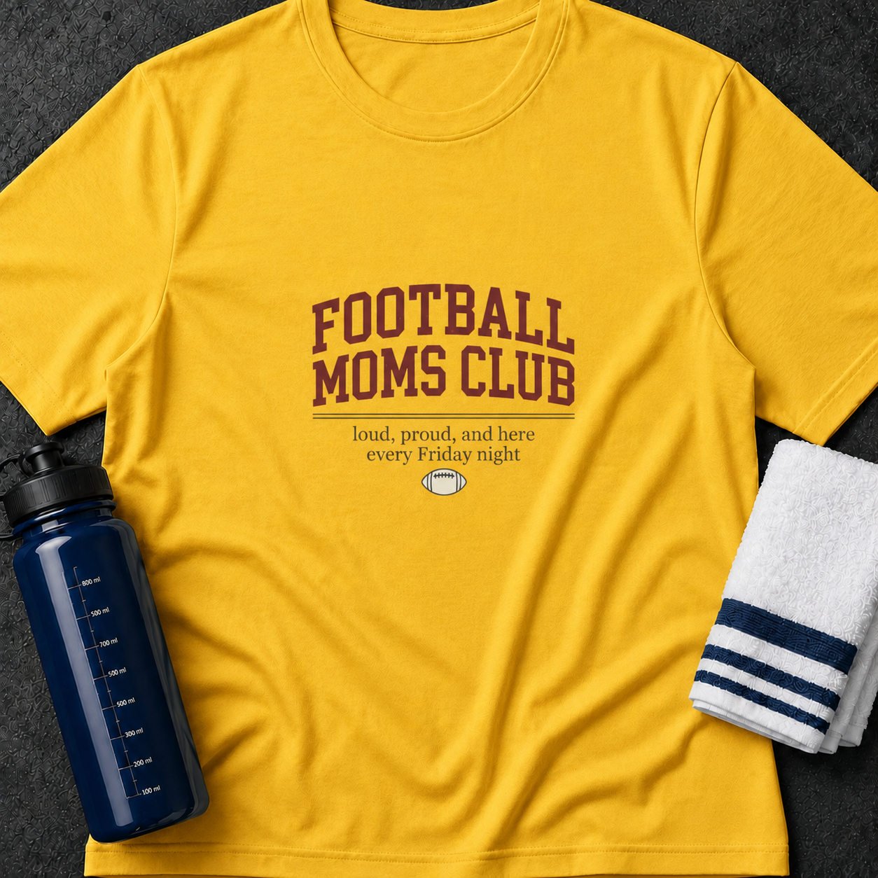Football Moms Club T-Shirt — Loud, Proud & Game Day Ready
