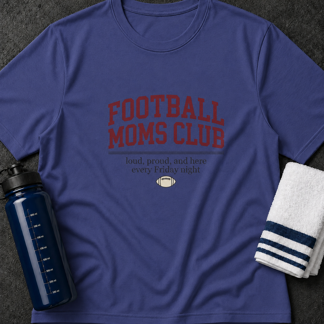 Football Moms Club T-Shirt — Loud, Proud & Game Day Ready