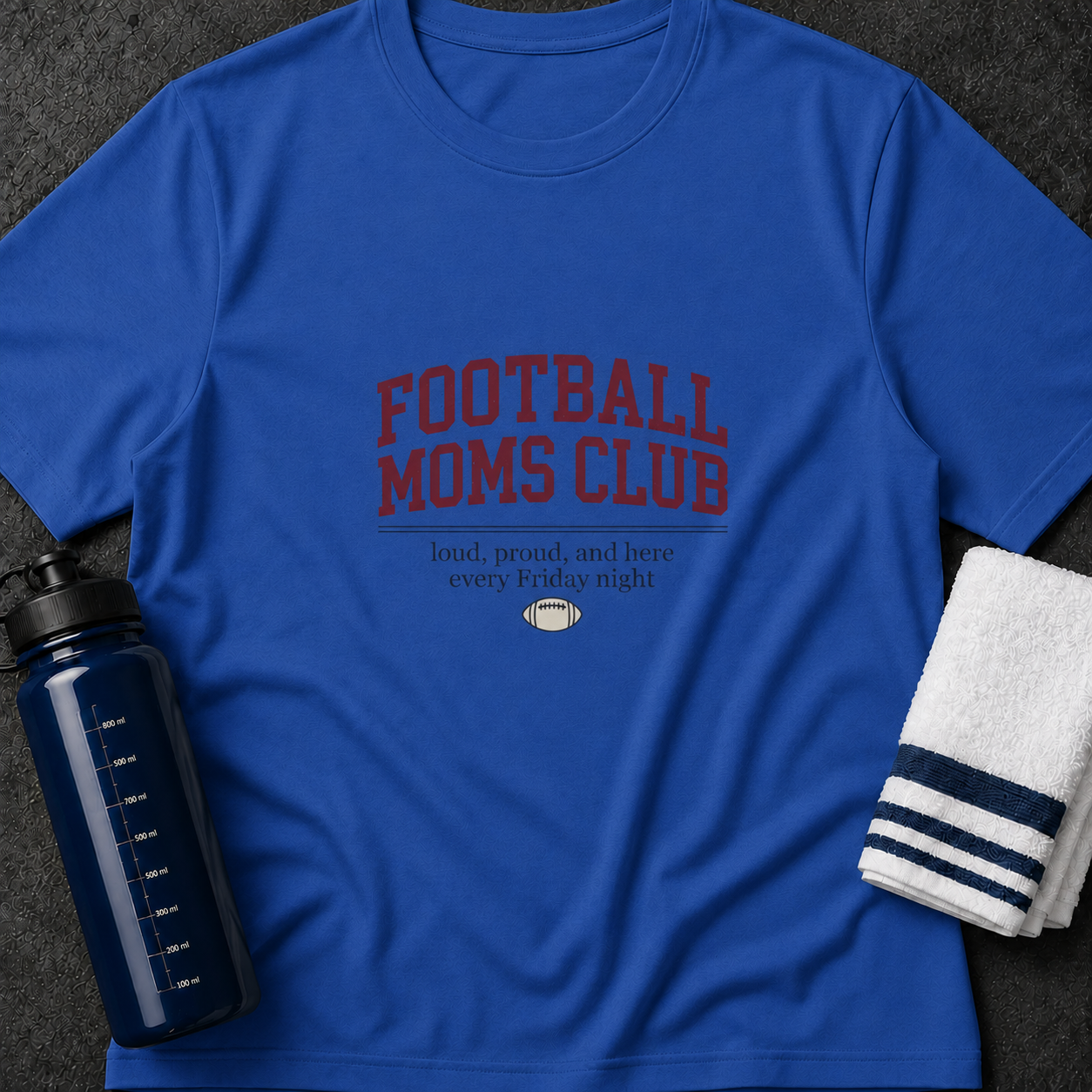 Football Moms Club T-Shirt — Loud, Proud & Game Day Ready
