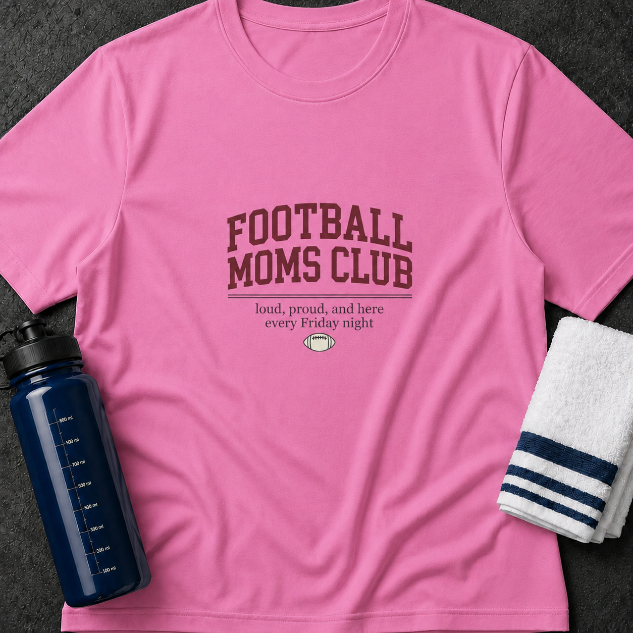 Football Moms Club T-Shirt — Loud, Proud & Game Day Ready
