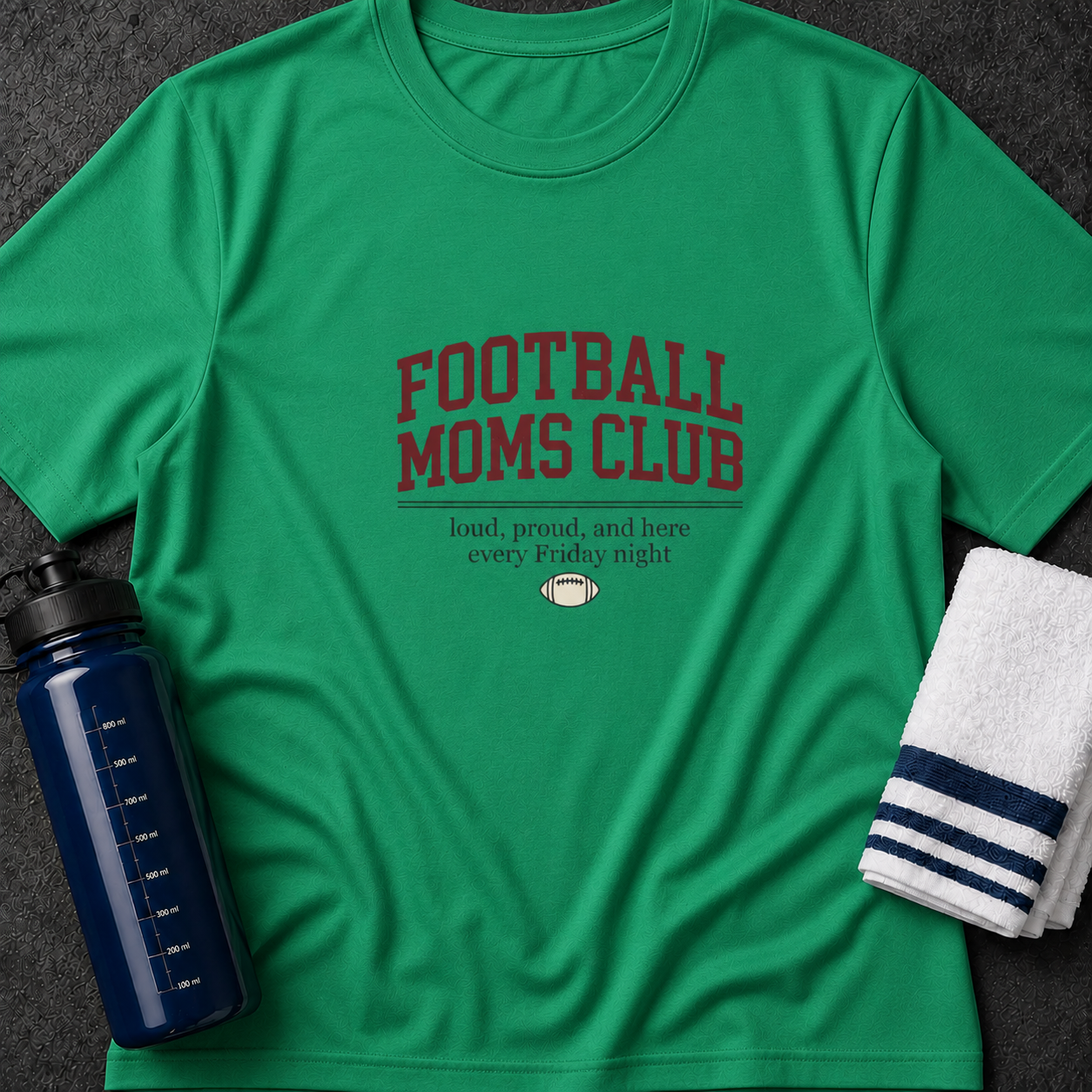 Football Moms Club T-Shirt — Loud, Proud & Game Day Ready