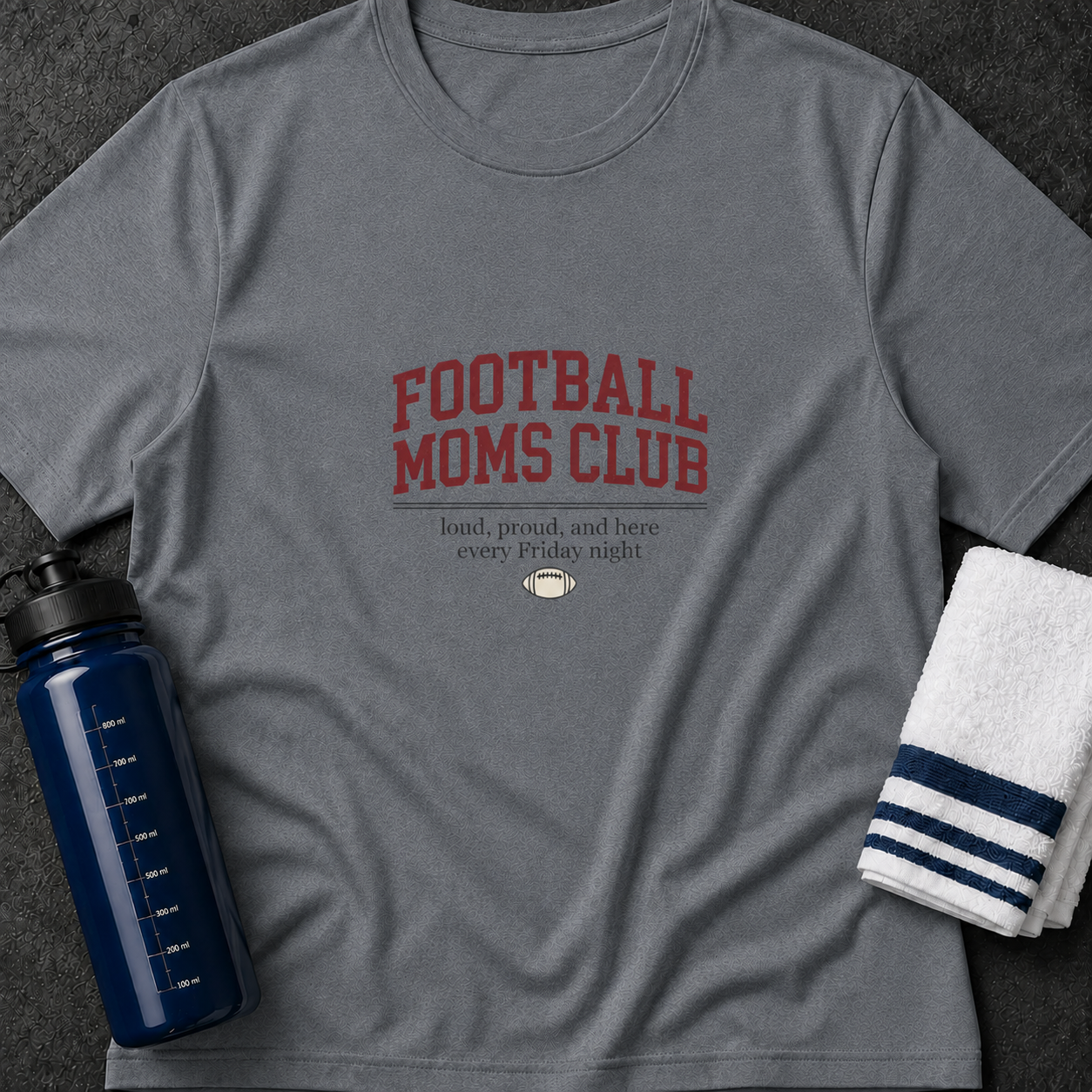 Football Moms Club T-Shirt — Loud, Proud & Game Day Ready