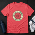 Game Day Logistics T-Shirt — Football Helmet Vintage Badge Tee