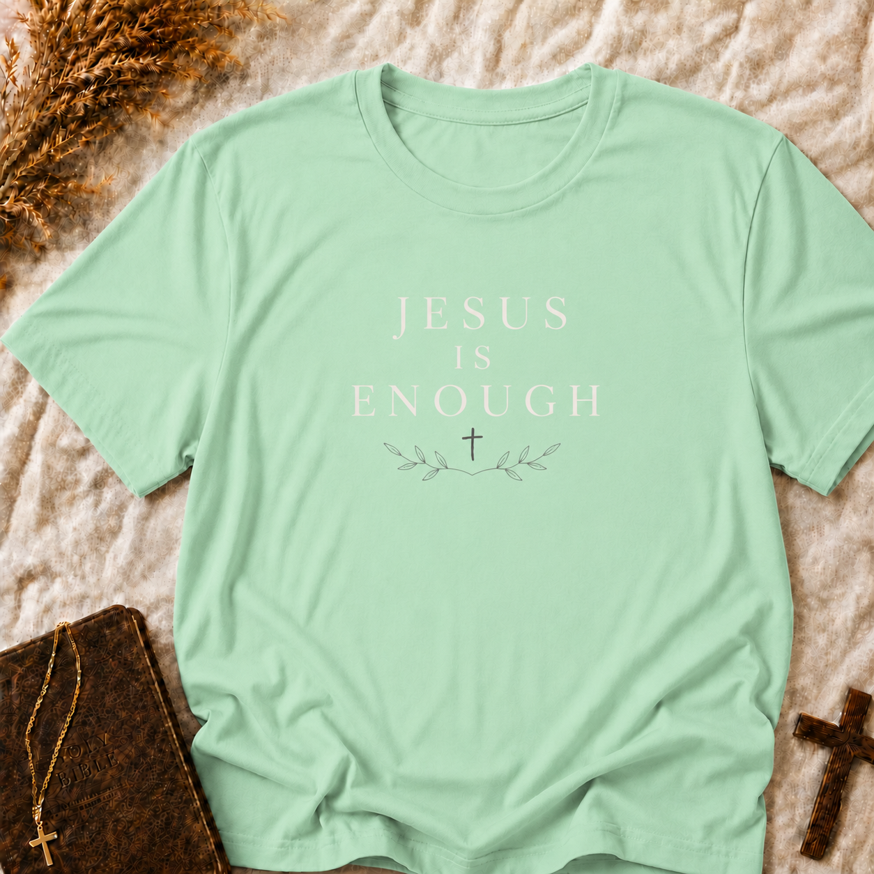 Jesus Is Enough T-Shirt — Faith-Based Inspirational Christian Tee