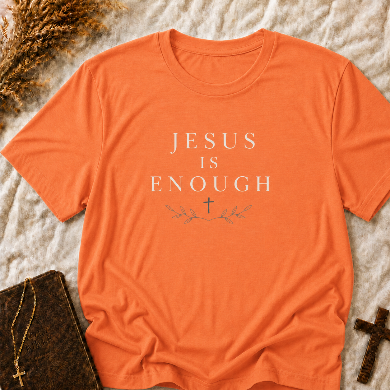 Jesus Is Enough T-Shirt — Faith-Based Inspirational Christian Tee