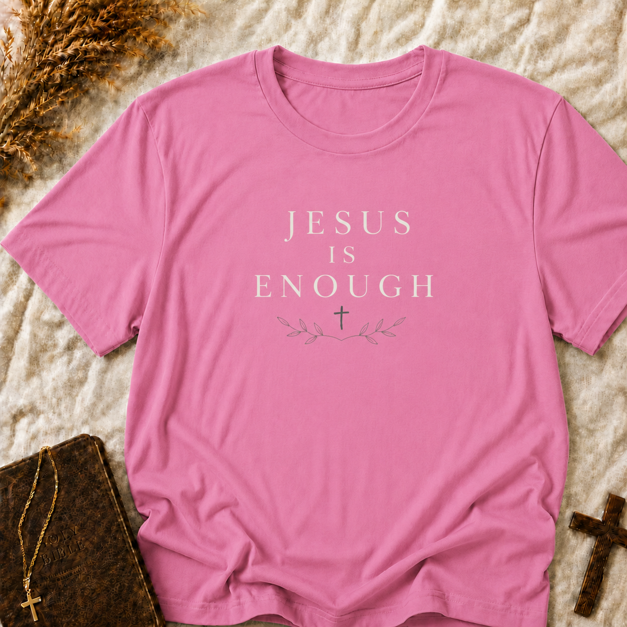 Jesus Is Enough T-Shirt — Faith-Based Inspirational Christian Tee