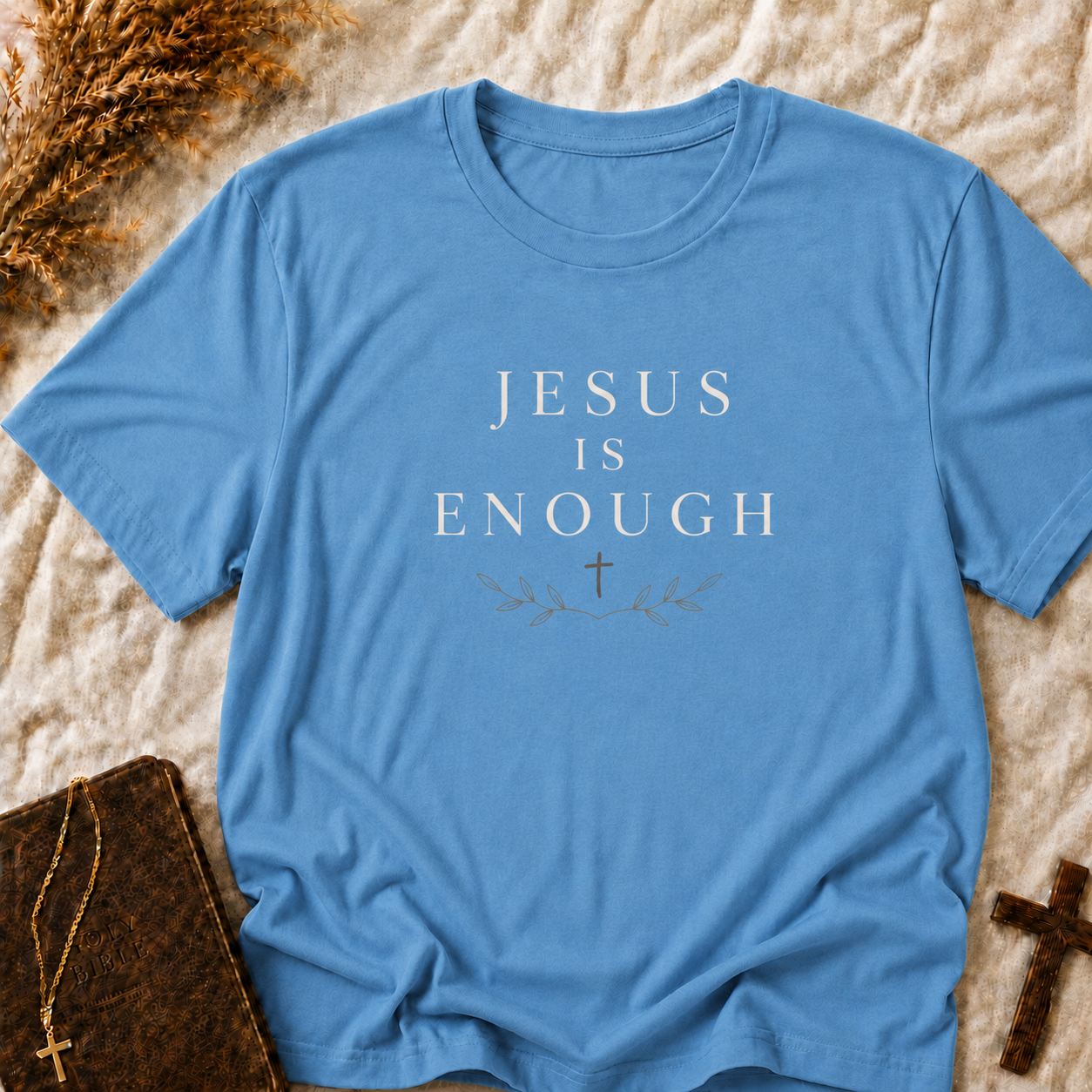 Jesus Is Enough T-Shirt — Faith-Based Inspirational Christian Tee