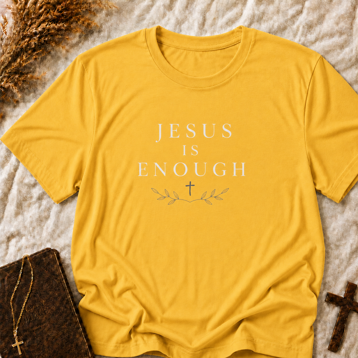 Jesus Is Enough T-Shirt — Faith-Based Inspirational Christian Tee