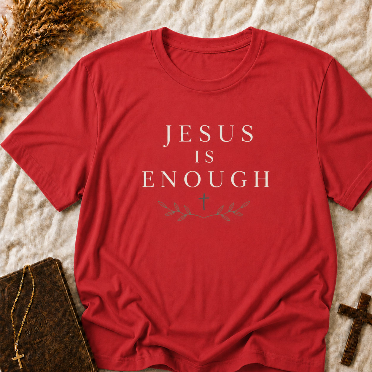 Jesus Is Enough T-Shirt — Faith-Based Inspirational Christian Tee