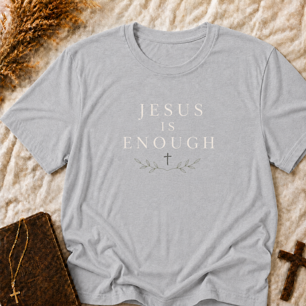 Jesus Is Enough T-Shirt — Faith-Based Inspirational Christian Tee