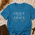 Grace Upon Grace T-Shirt — Inspirational Christian Tee with Olive Branch Design