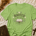 Rooted in the Word T‑Shirt — Floral Christian Faith Tee
