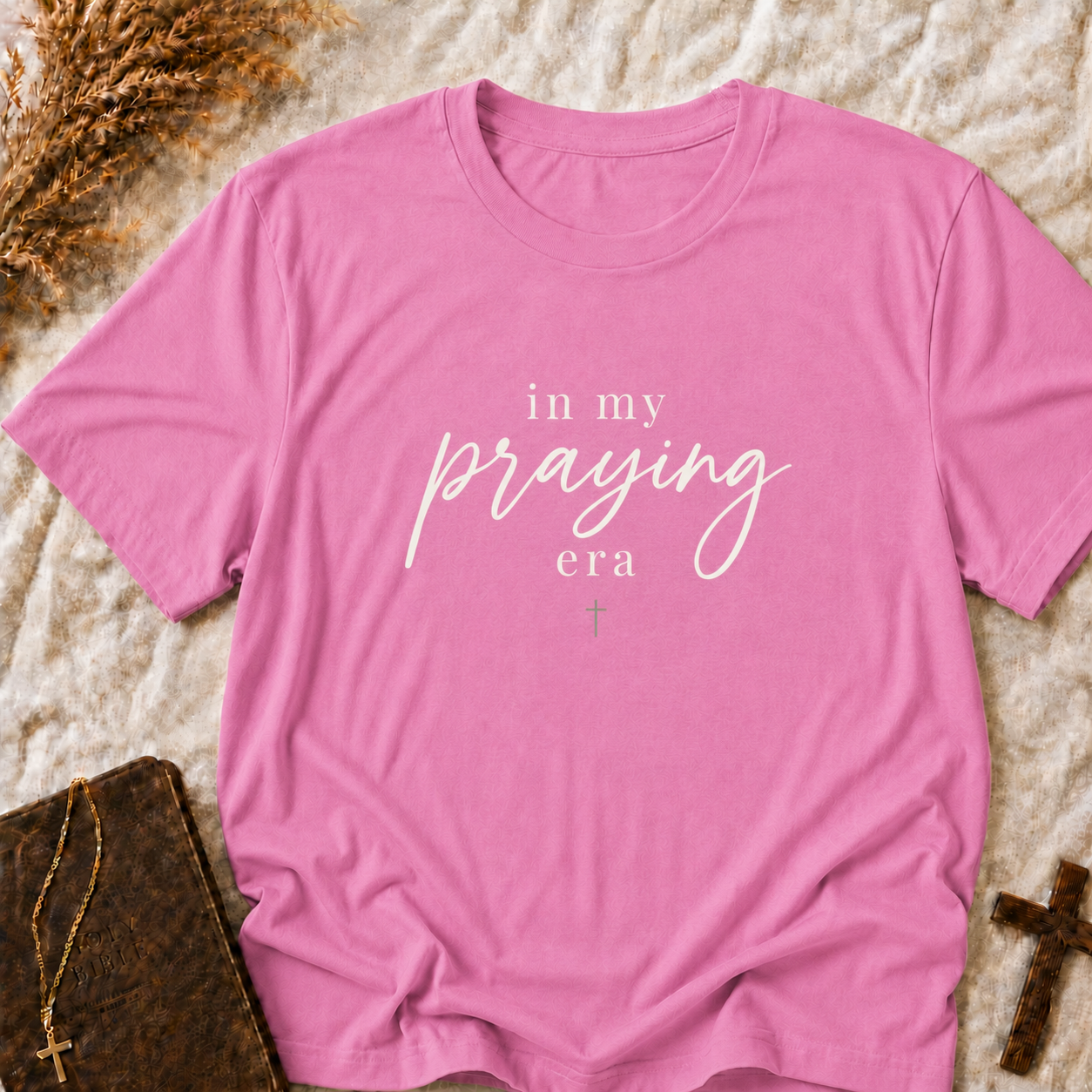 Praying Era T-Shirt — "in my praying era" Inspirational Faith Tee
