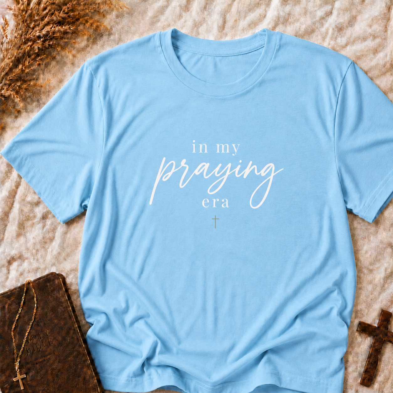 Praying Era T-Shirt — "in my praying era" Inspirational Faith Tee