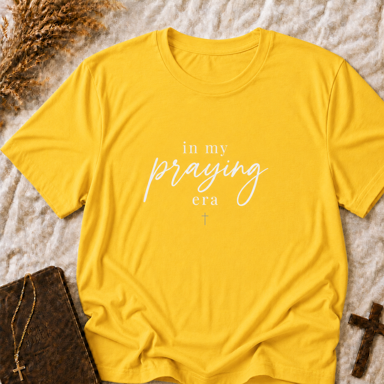 Praying Era T-Shirt — "in my praying era" Inspirational Faith Tee