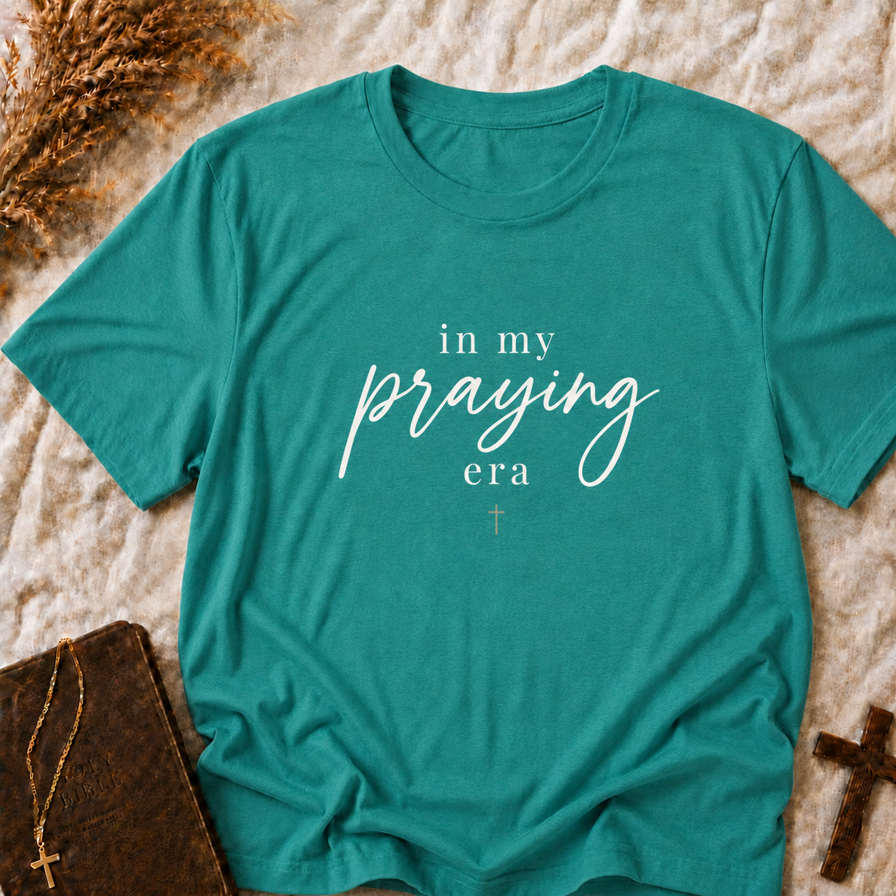 Praying Era T-Shirt — "in my praying era" Inspirational Faith Tee
