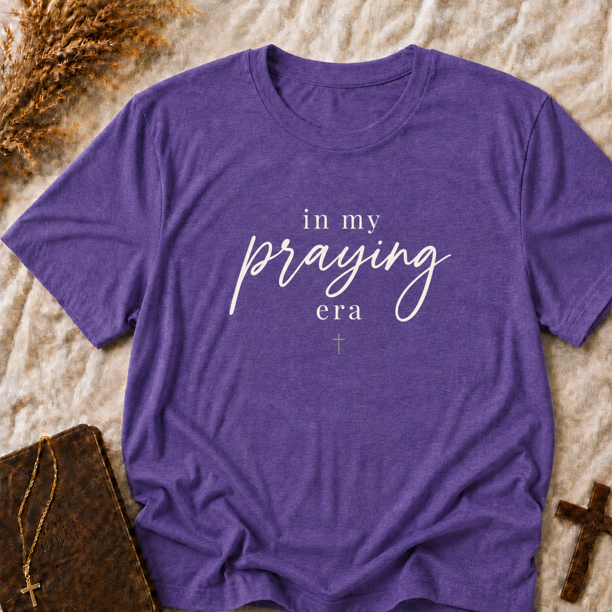 Praying Era T-Shirt — "in my praying era" Inspirational Faith Tee