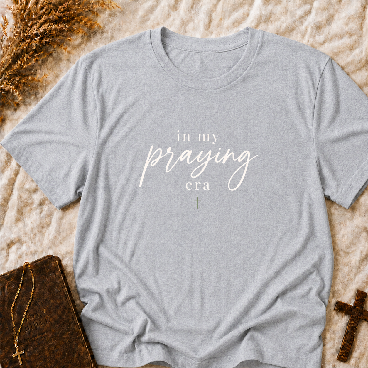 Praying Era T-Shirt — "in my praying era" Inspirational Faith Tee