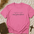 Running on Coffee and Providence T-Shirt — Christian Inspirational Tee