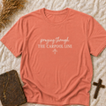 Praying Through the Carpool Line T-Shirt (Comfort Colors Shirt)