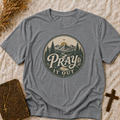 Pray It Out Mountain Graphic T-Shirt