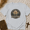 Christian Cross T-Shirt — "I'm Fighting a Battle You've Already Won" Inspirational Faith Tee