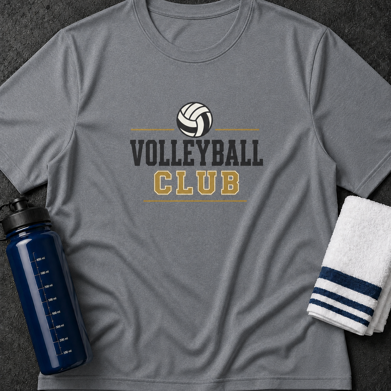 Volleyball Club T-Shirt — Retro Team Volleyball Tee