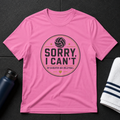 Volleyball 'Sorry, I Can't' T-Shirt — Funny Volleyball Player Tee