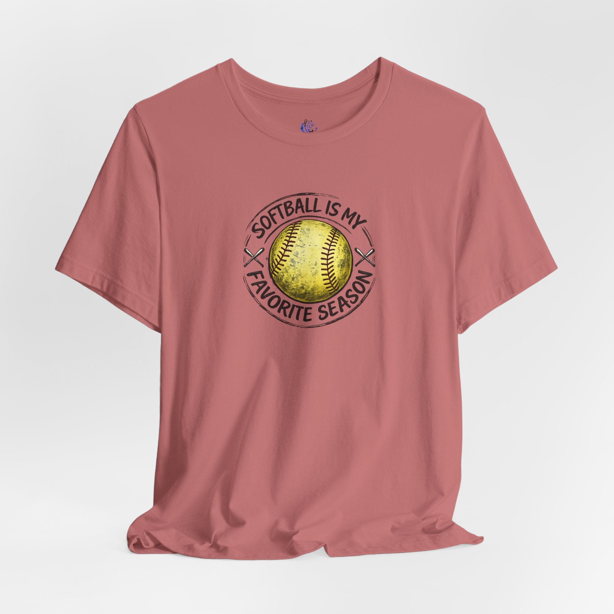 Softball Is My Favorite Season Tee – Graphic Softball T-Shirt for Players & Fans