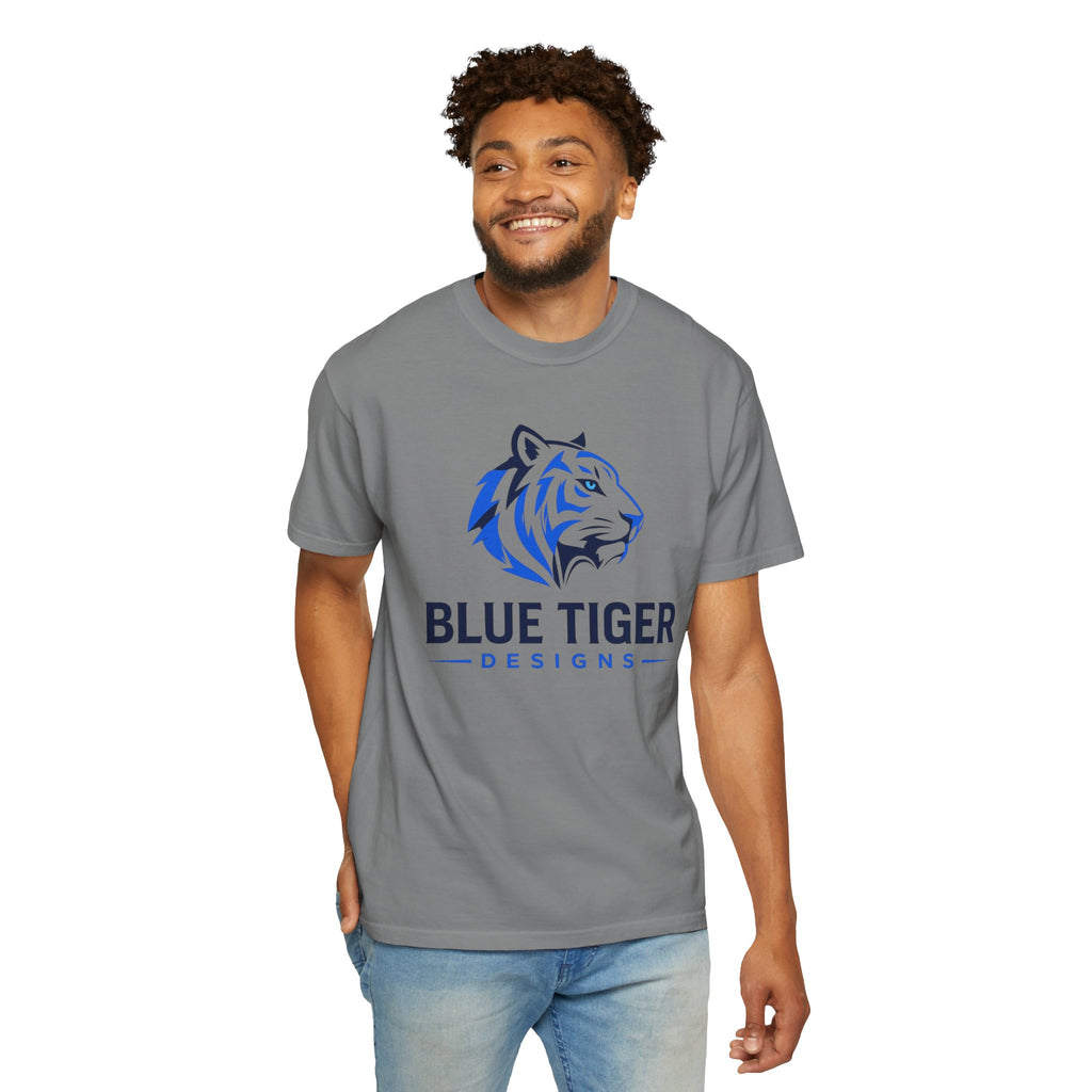 Blue Tiger Logo T-Shirt