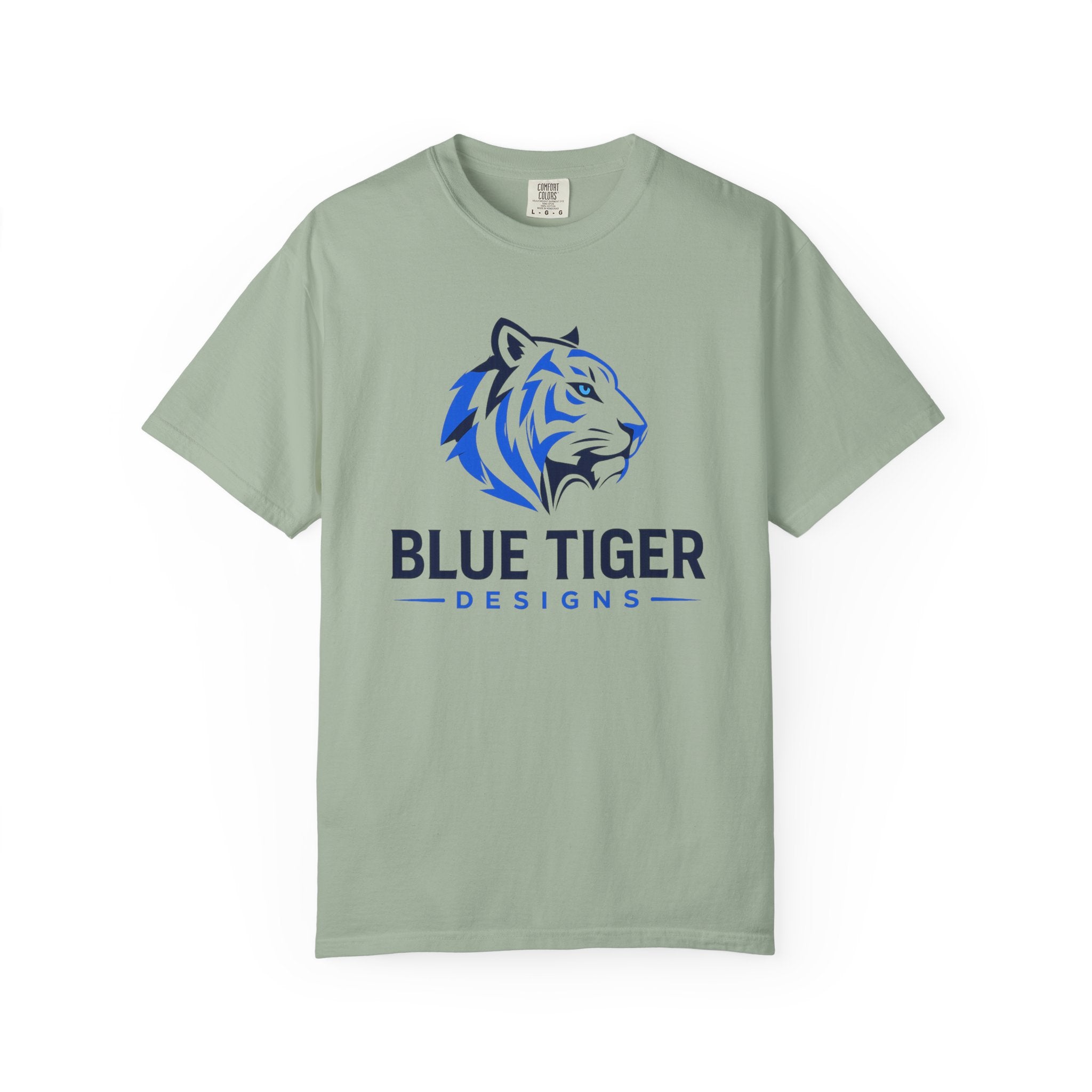 Blue Tiger Logo T-Shirt