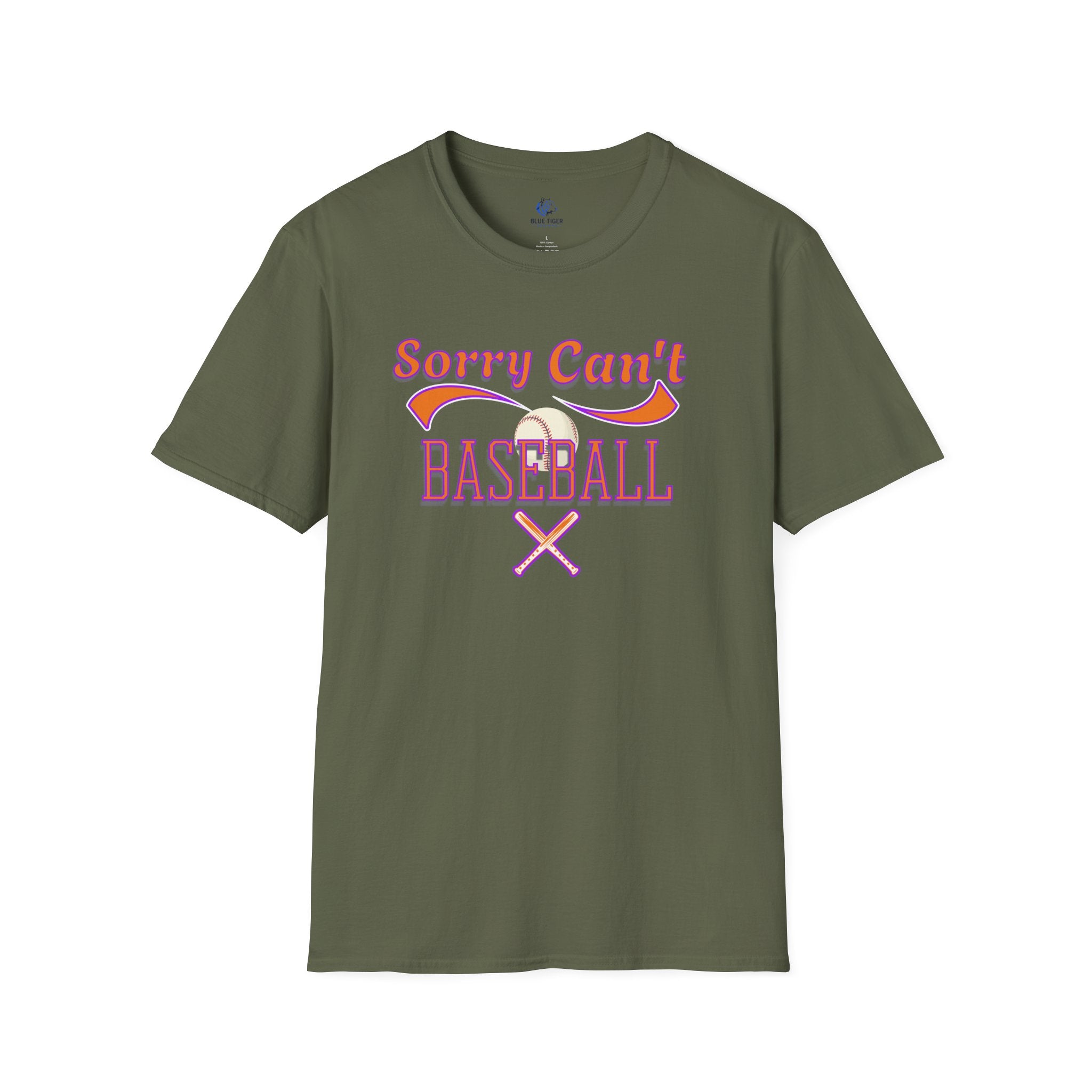 Sorry Can't, Baseball T-Shirt — Funny Baseball Lover Tee