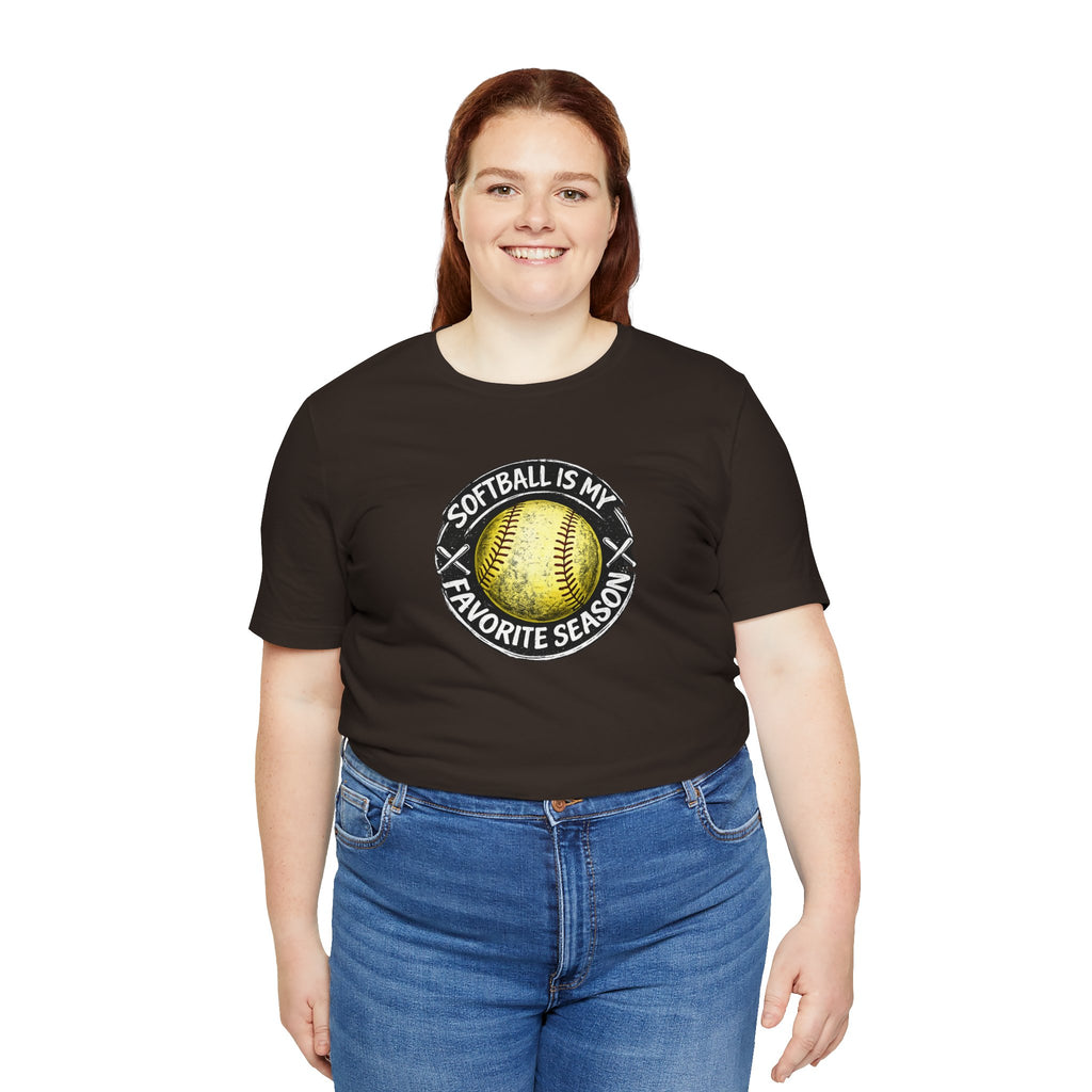 Softball Is My Favorite Season T-Shirt