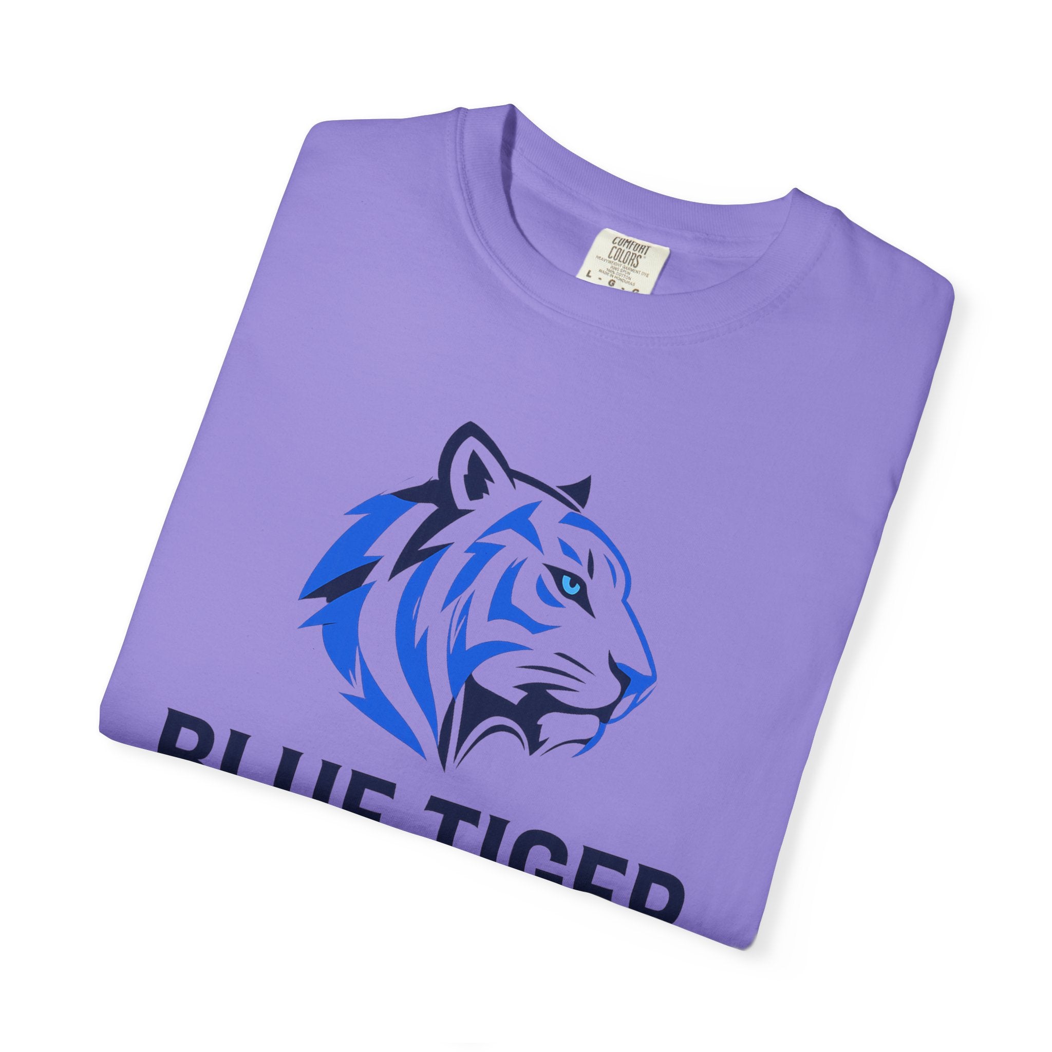 Blue Tiger Logo T-Shirt