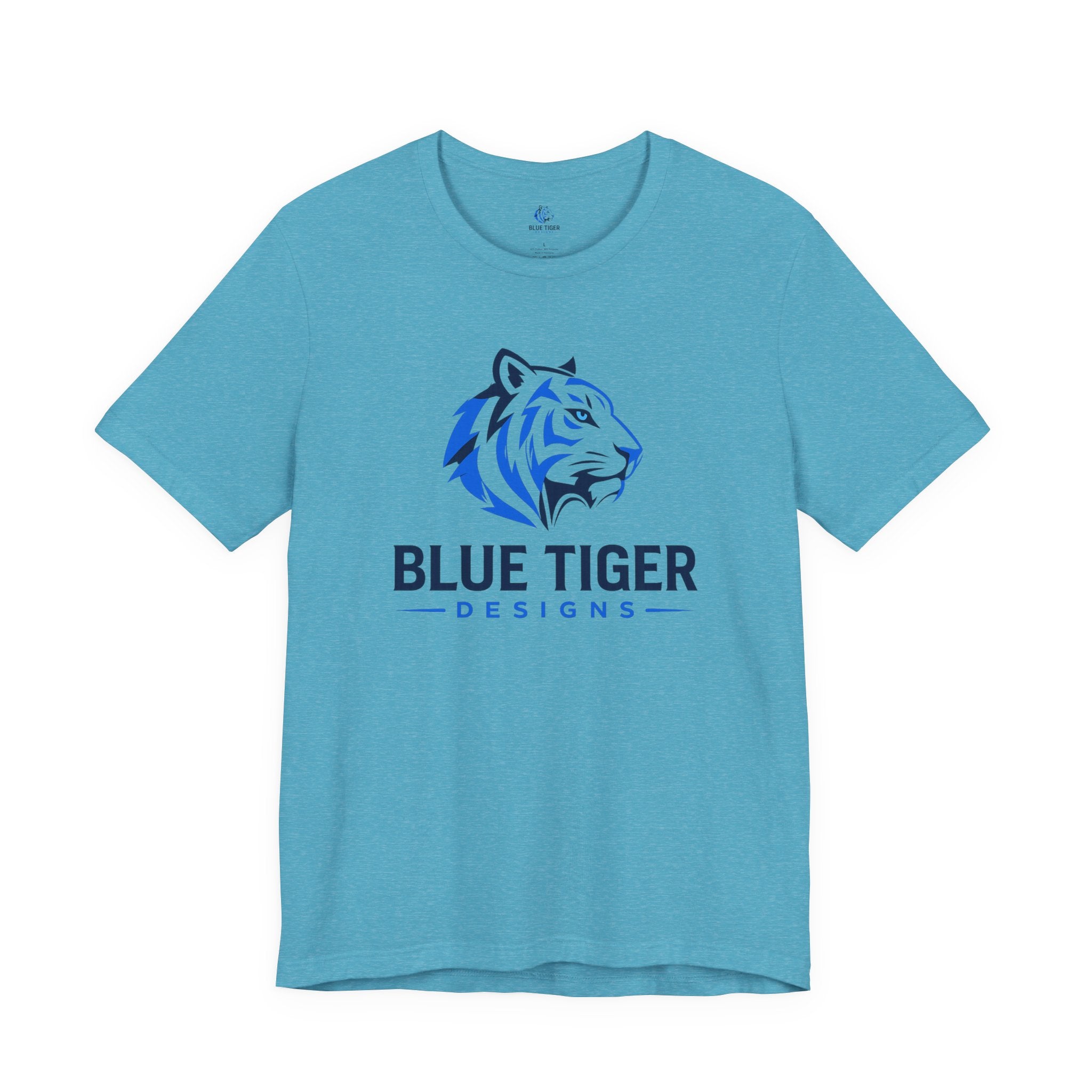 Blue Tiger Logo T-Shirt — 'Blue Tiger Designs' Graphic Tee