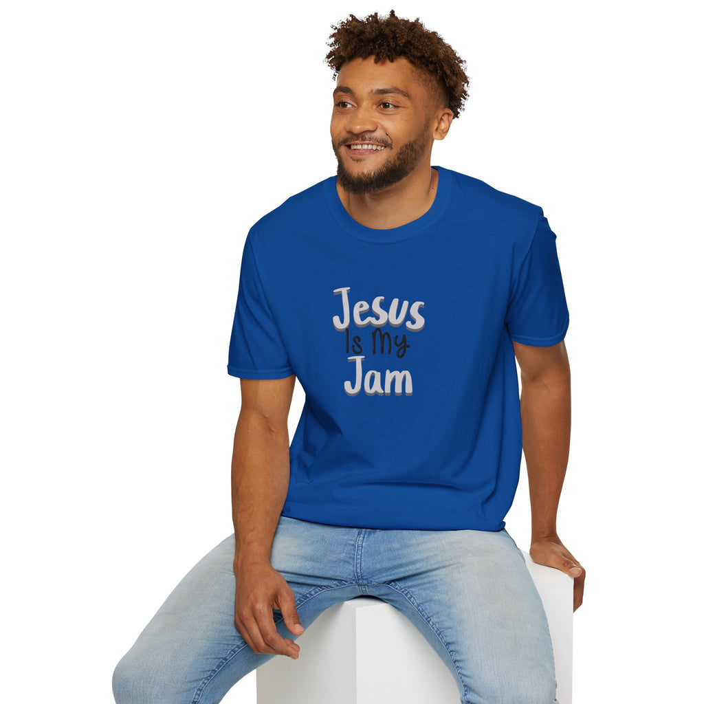 Jesus Is My Jam T-Shirt — Christian Faith Graphic Tee for Men & Women