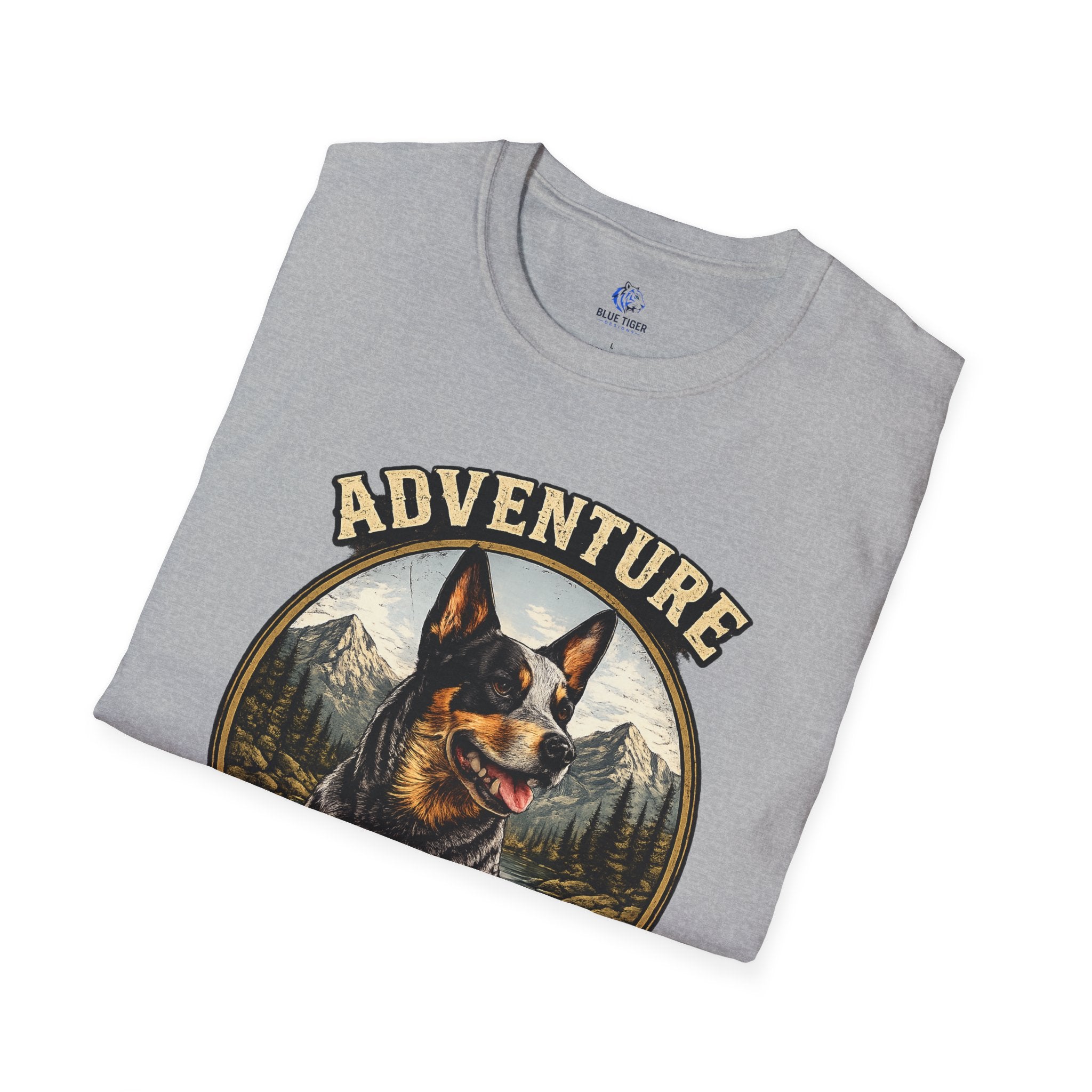 Adventure Is Better With A Heeler T-Shirt — Australian Cattle Dog Graphic Tee