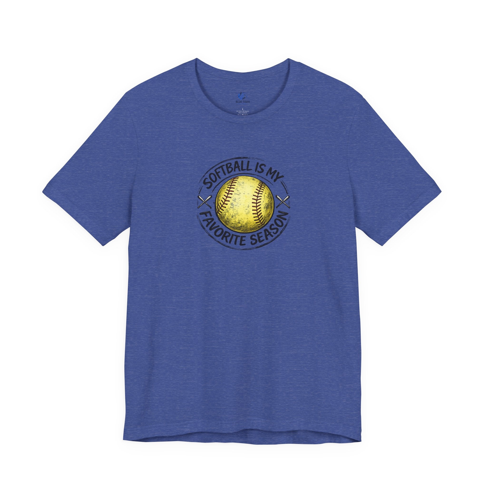 Softball Is My Favorite Season Tee – Graphic Softball T-Shirt for Players & Fans