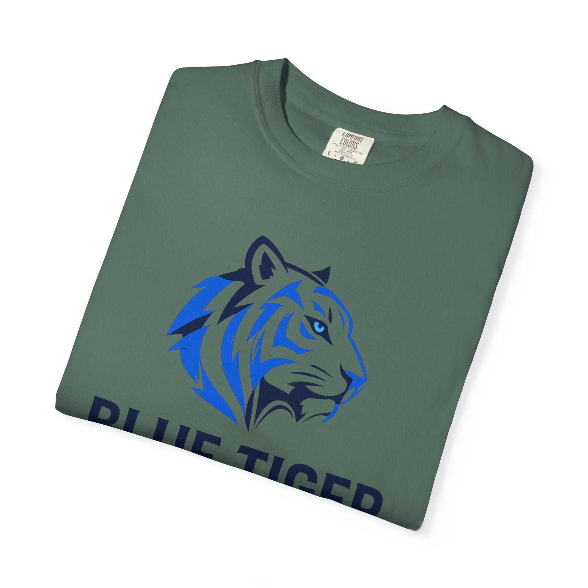 Blue Tiger Logo T-Shirt
