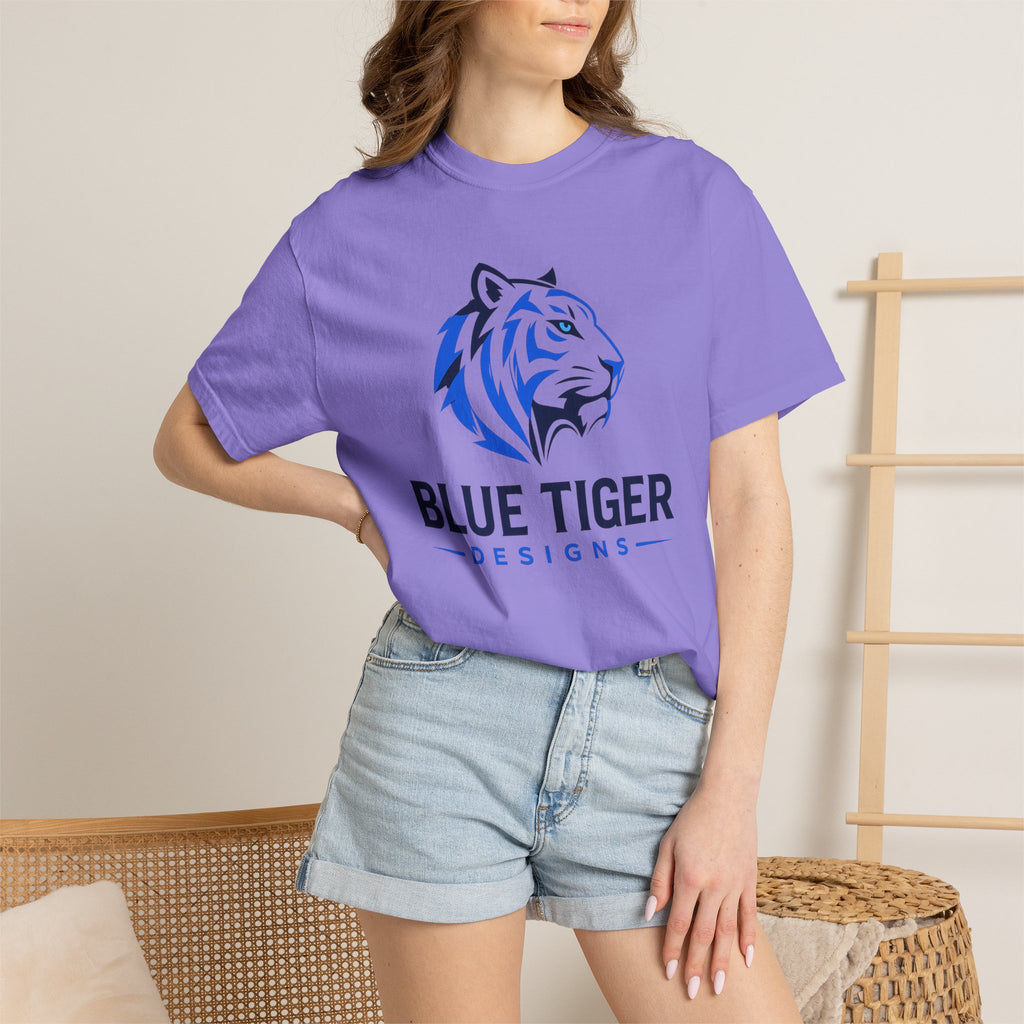 Blue Tiger Logo T-Shirt