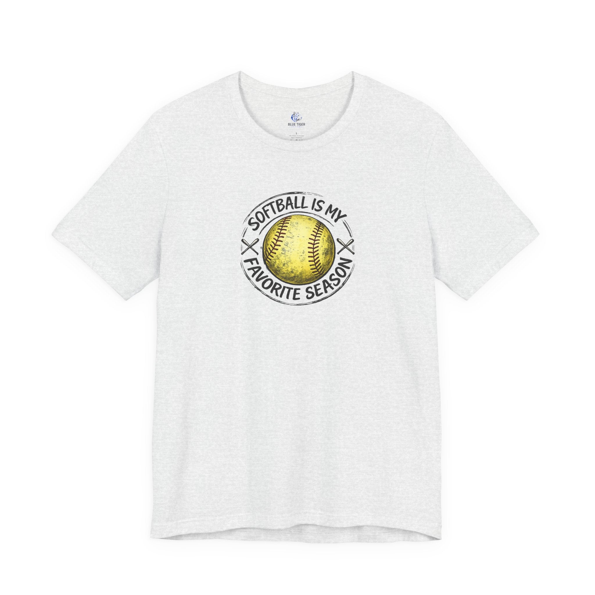 Softball Is My Favorite Season Tee – Graphic Softball T-Shirt for Players & Fans